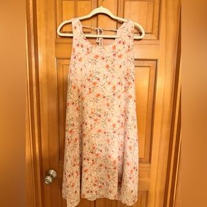 Bobeau Floral Sleeveless Dress
